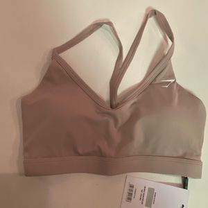 Gymshark V Neck Training Sports Bra - Taupe